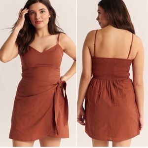 Mini wrap dress